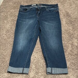 Kut from the Kloth Dark Blue Ankle Jeans